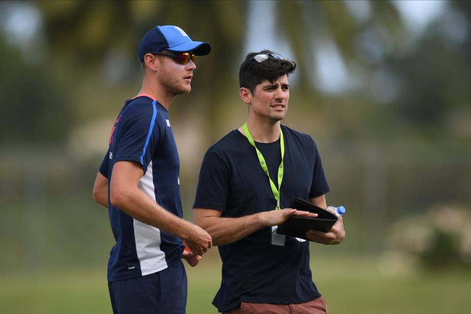 Stuart Broad (left) consulted Alastair Cook before confirming his decision to retire (Getty Images)