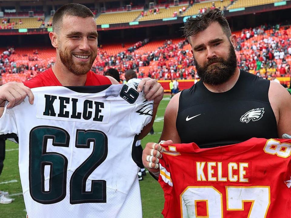 Travis Kelce And Jason Kelce Everything To Know About The Nfl Brothers 