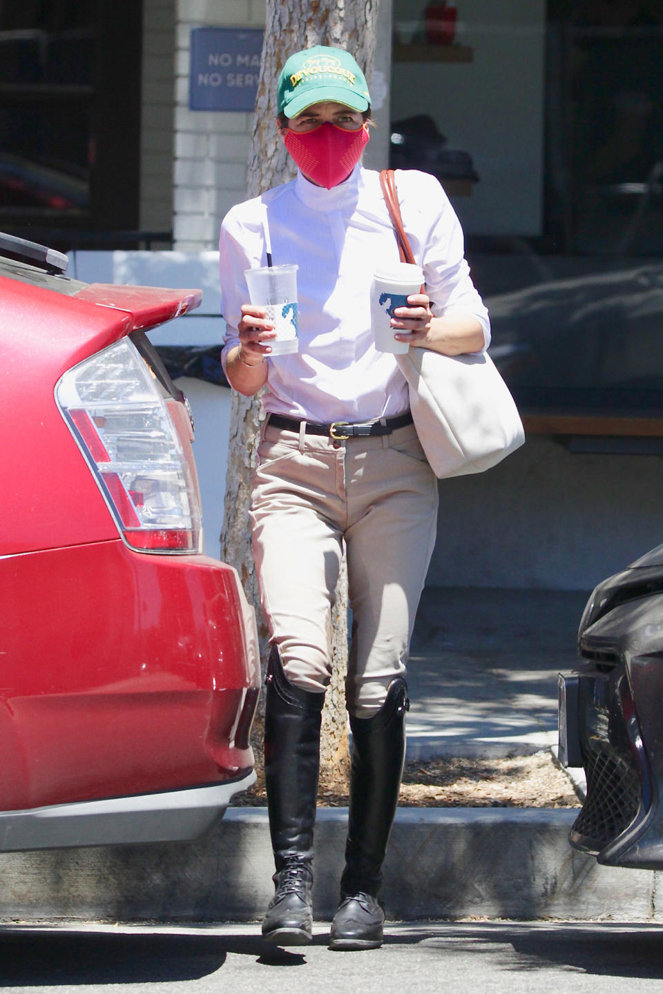 <p>Selma Blair was spotted on a coffee run in Studio City, California.</p>