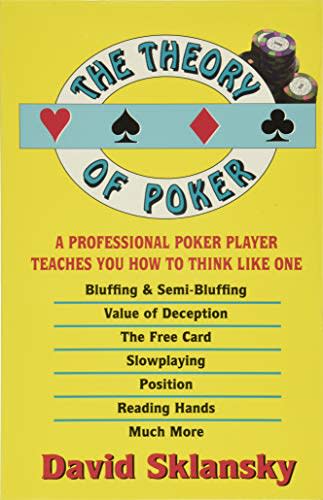 best poker books the theory of poker