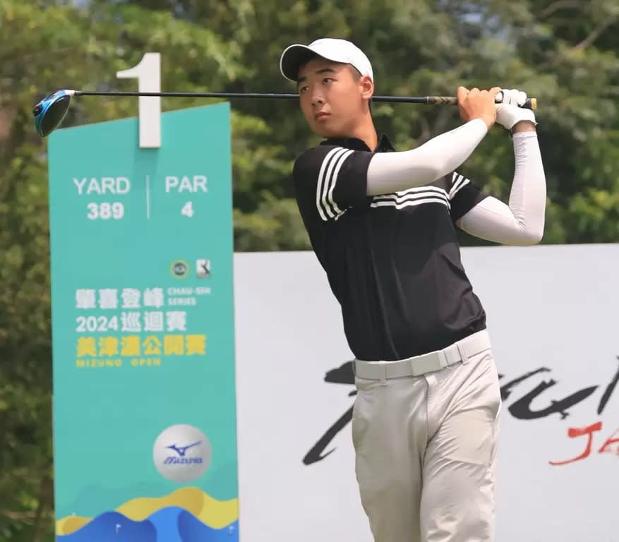 地主培訓選手林上予為本場唯一晉級業餘選手。Tpga／鍾豐榮攝