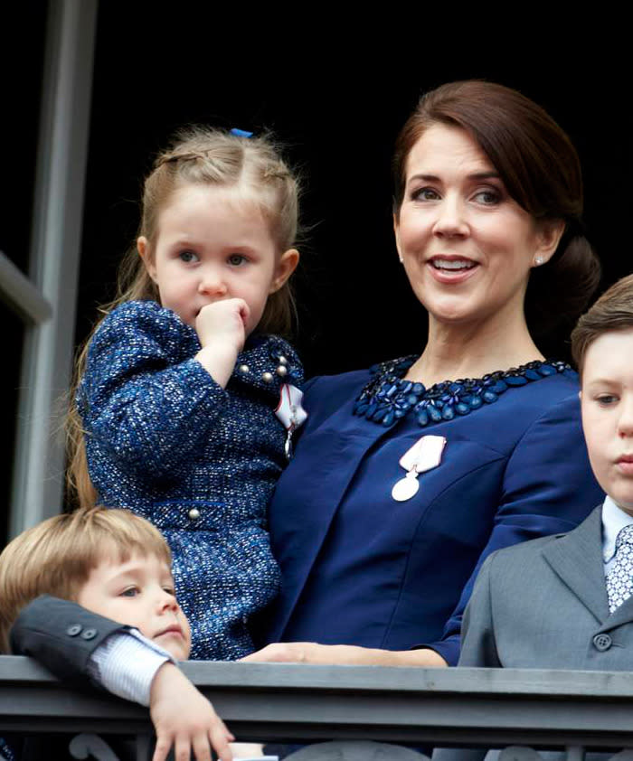 Princess Mary (R) with daughter Princess Josephine. Photo: Splash News