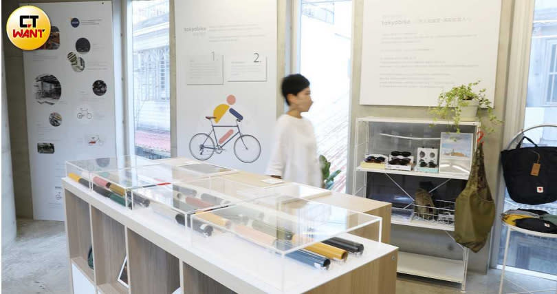 除了tokyobike 20週年品牌迷你展，未來也規畫舉辦單車攝影展。（圖／侯世駿攝）