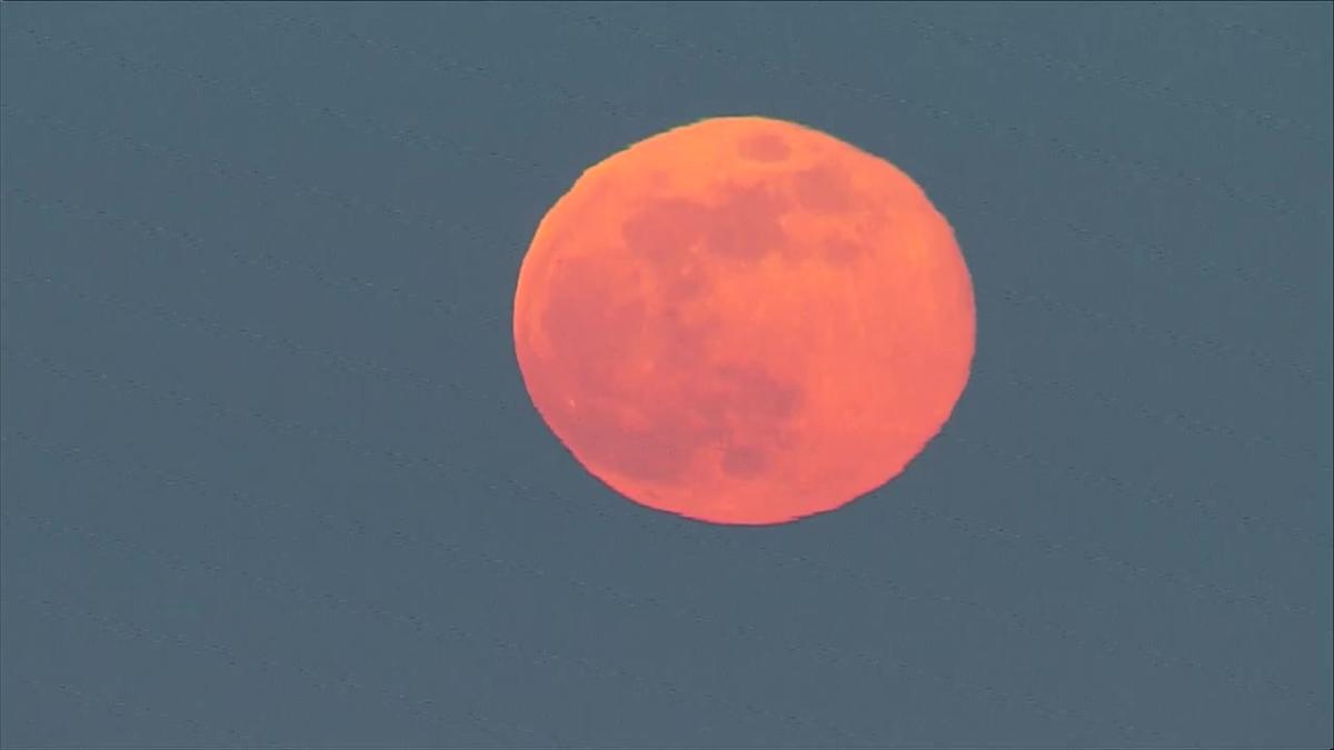 WATCH: Spectacular 'Wolf Moon' in Denver