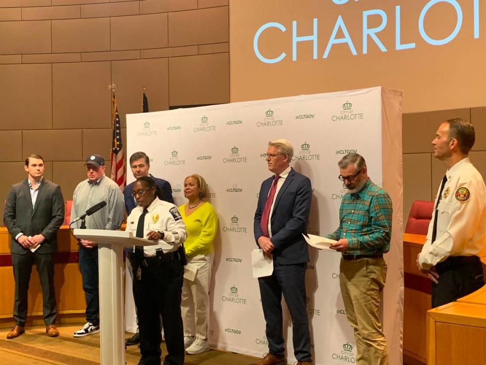 Charlotte officials previewed traffic impacts and safety procedures Monday at the Charlotte-Mecklenburg Government Center for the Lovin’ Life Music Festival in uptown.