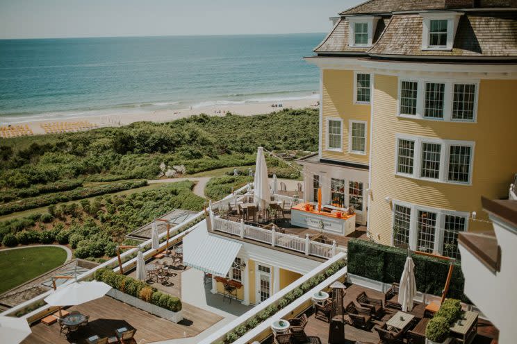 A view from above the Ocean House in Rhode Island. (Photo: <span>Brooke Brady</span>)