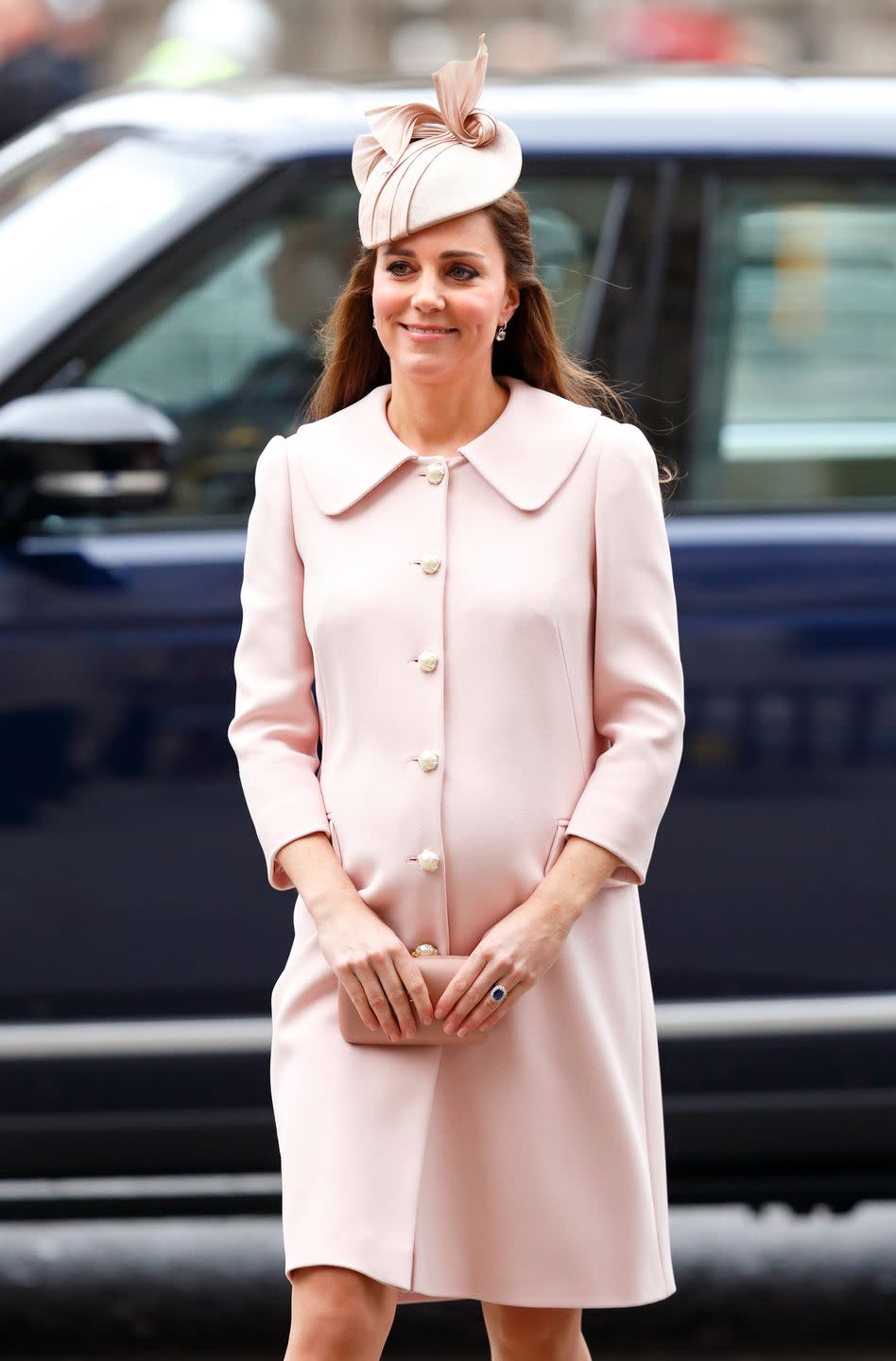 <p>Kate Middleton attending the Commonwealth Observance service at Westminster Abbey on March 9, 2015.</p>