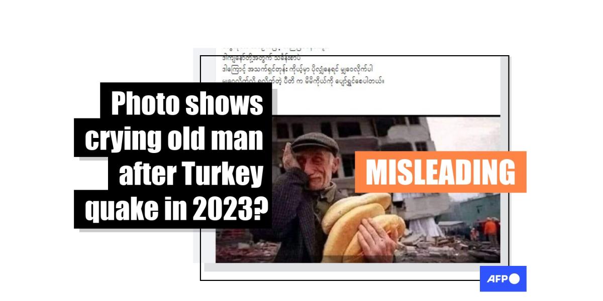 Türkiye’deki ölümcül depremden sonra eski bir fotoğrafı yanıltıcı bir şekilde yeniden paylaşarak yayınlamak