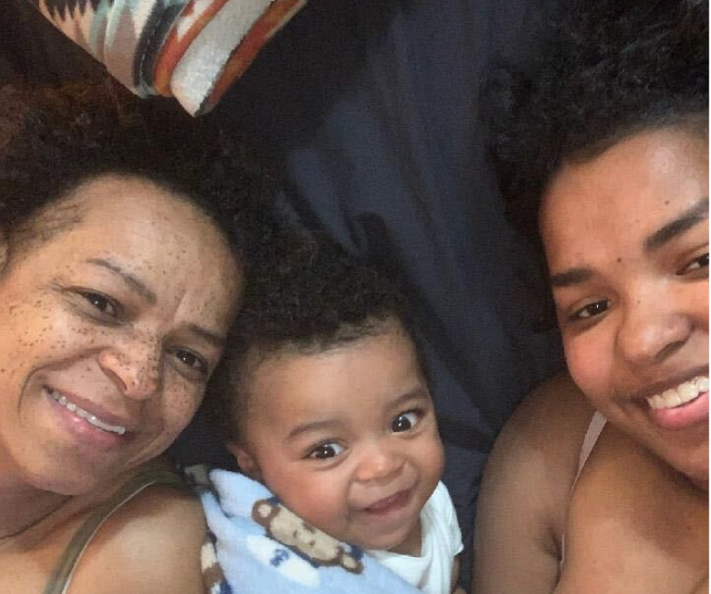 Stephanie Woodall-Wilson with her daughter, D'Asia Hervey, and her grandson, Matthew. (Stephanie Woodall-Wilson)