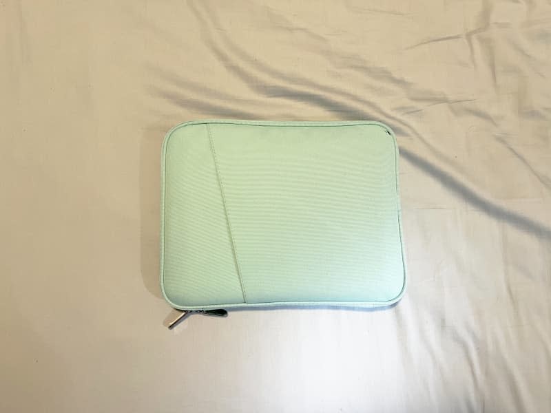 Green laptop case
