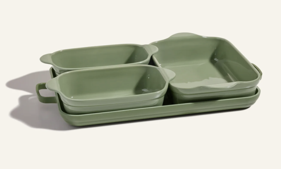 Ovenware Set in sage (photo via Our Place)