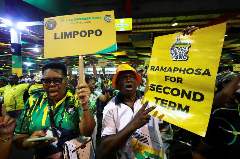 55th National Conference of the ruling African National Congress (ANC) in Johannesburg