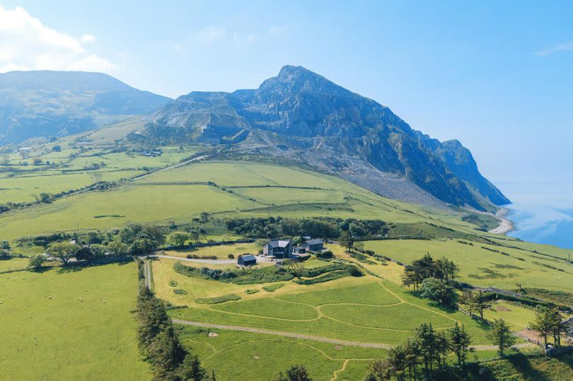 Plas yr Eifl near Trefor is a unique, contemporary home with stunning views