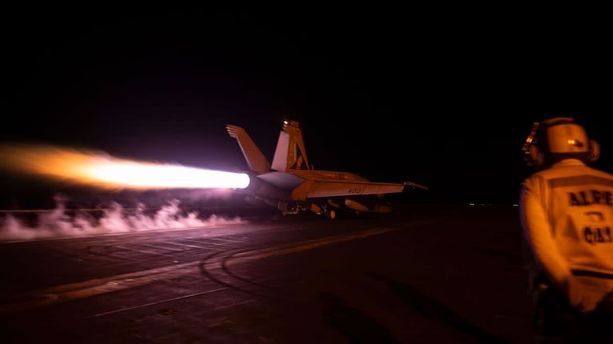 One of the planes used against the Houthi insurgents in Yemen (US Department of Defence)