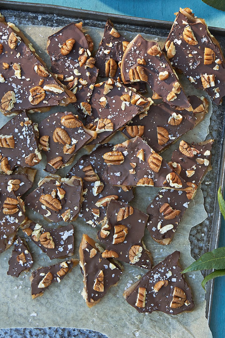 Dark-Chocolate Pecan Toffee