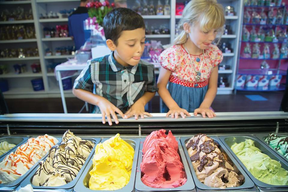 Peterbrooke Chocolatier is offering free gelato on Wednesdays during July.