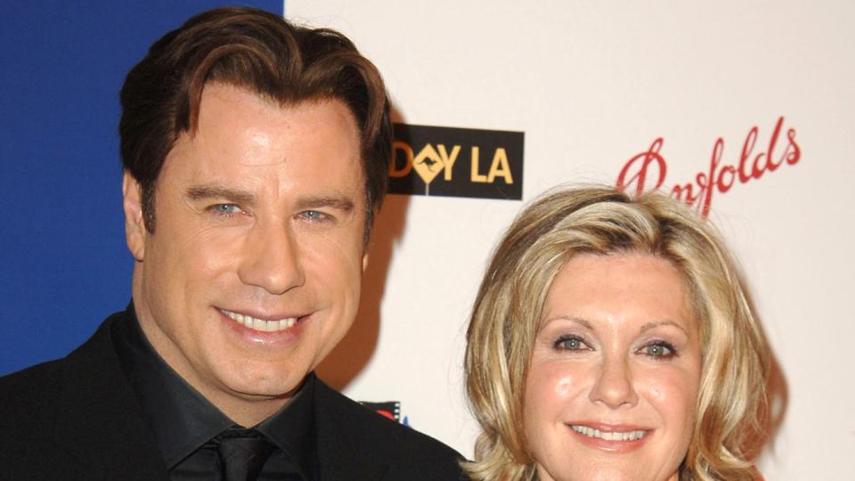 Olivia Newton-John and John Travolta