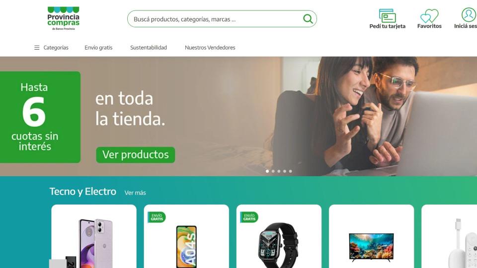 Luego de los dos días especiales, los clientes de Provincia Compras podrán seguir comprando en hasta 6 cuotas sin interés, el beneficio habitual que brinda la tienda