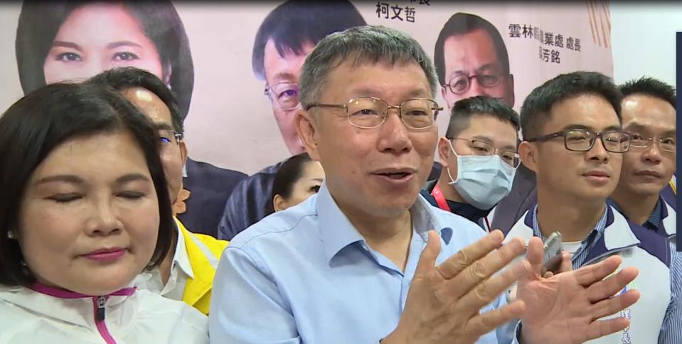 台北市長柯文哲：「我的態度是這樣按照計畫 ，聽中央指揮不要亂。」（圖／東森新聞）