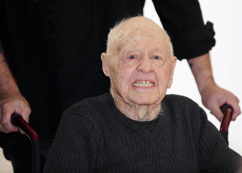 File photo of actor Mickey Rooney at the opening night of the UCLA Film and Television Archive film series in Los Angeles