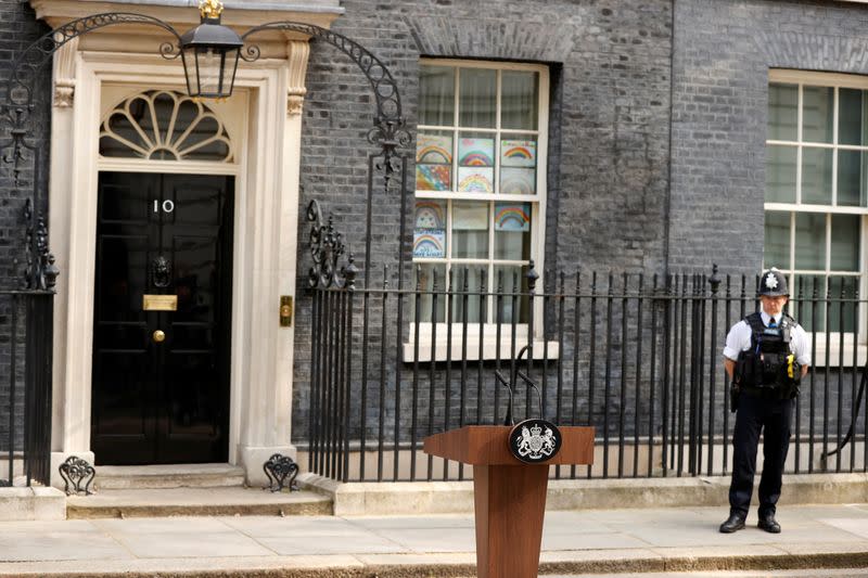 Britain's Prime Minister Boris Johnson to return to work on Monday