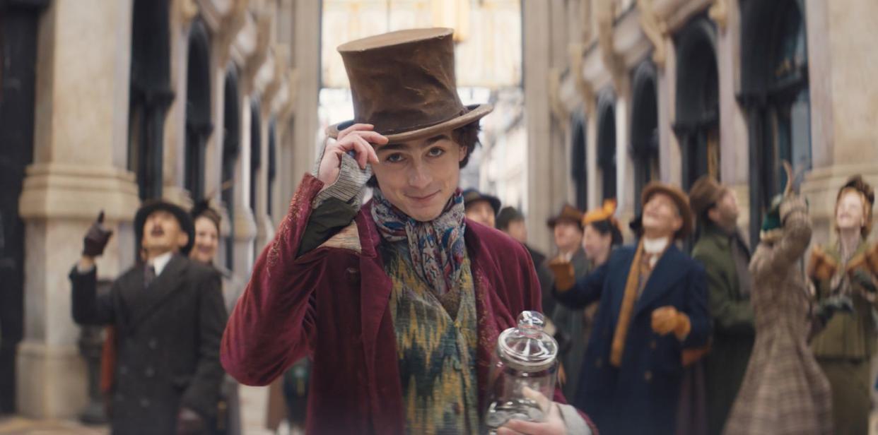 timothée chalamet wonka