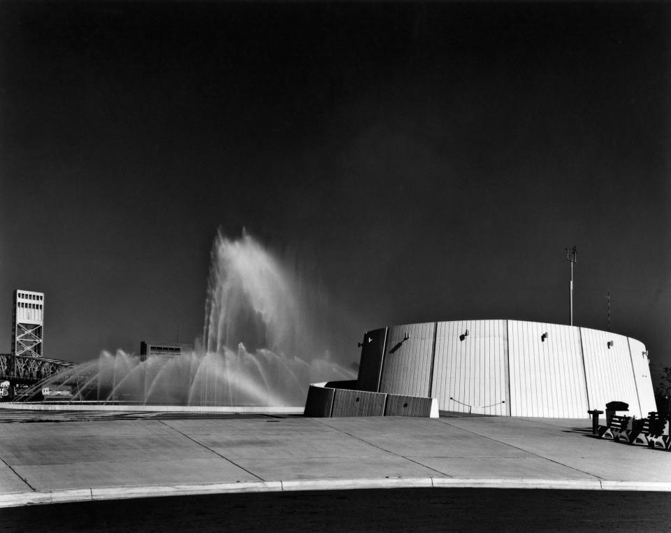 Friendship Fountain, which was designed by architect Taylor Hardwick, is shown here shortly after the park was completed in 1965.