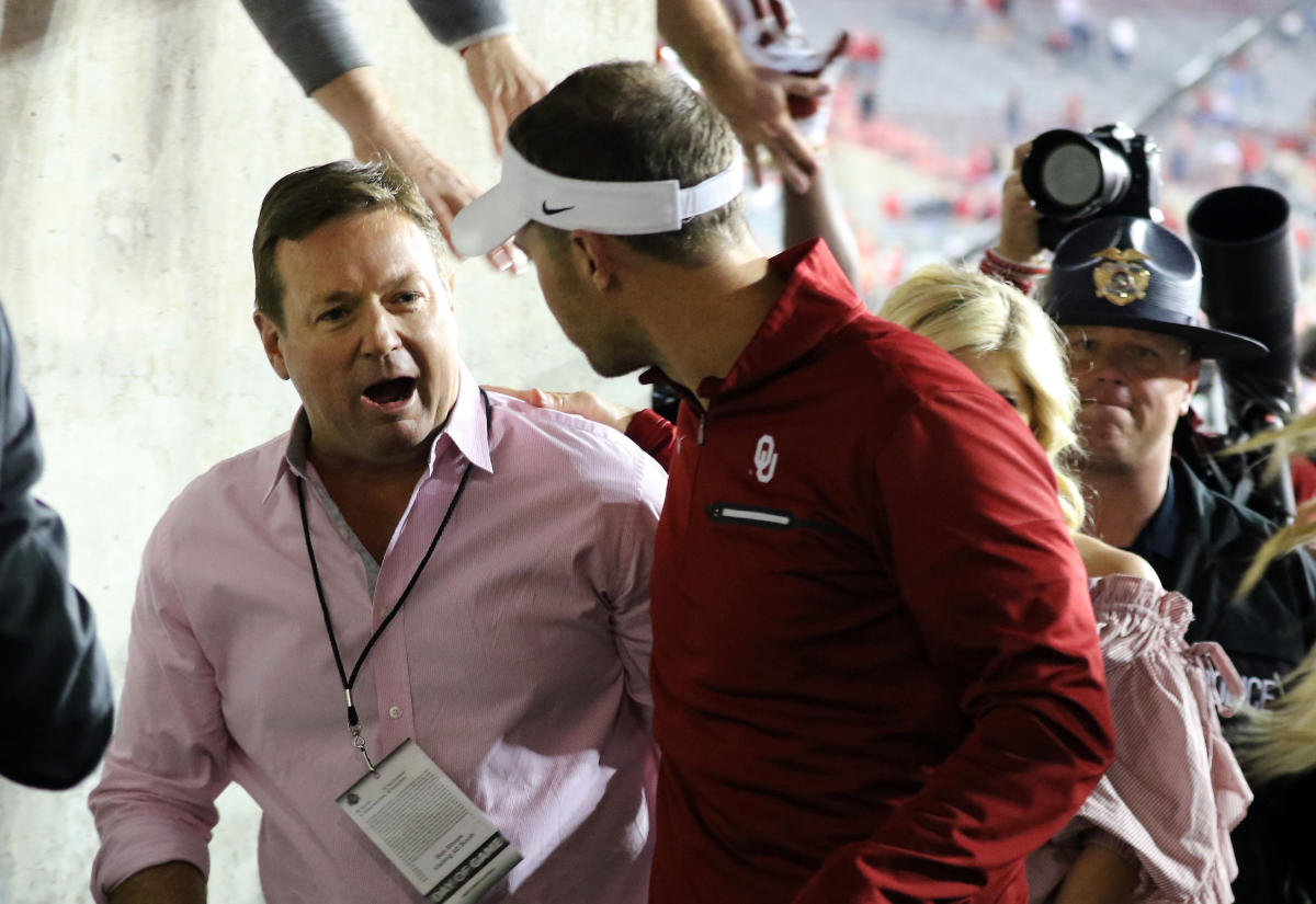 Where Oklahoma Sooners football coaches rank among the alltime Big 12