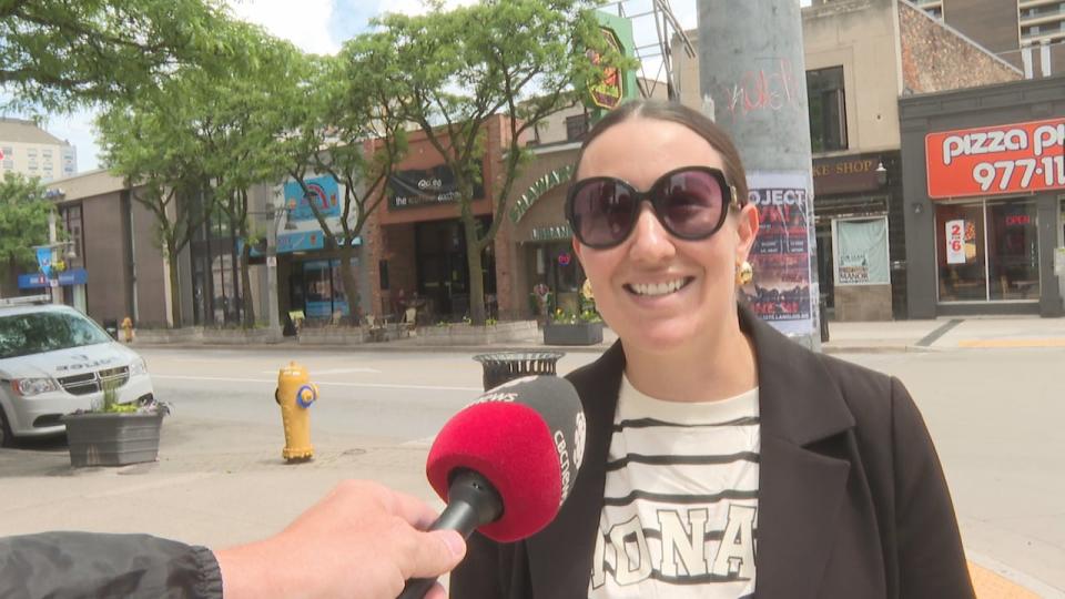 Jocelyn Nikita says she now cycles to work, which she says makes a smoother commute than driving. 