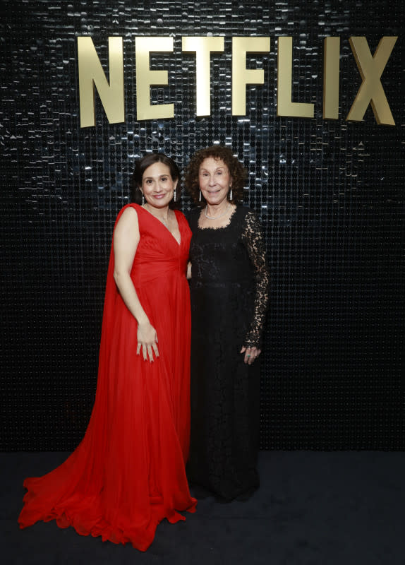 LOS ANGELES, CALIFORNIA - FEBRUARY 24: (L-R) Lucy DeVito and Rhea Perlman attend the 2024 Netflix SAG Celebration at Chateau Marmont on February 24, 2024 in Los Angeles, California. (Photo by Emma McIntyre/Getty Images for Netflix)<p>Emma McIntyre/Getty Images</p>