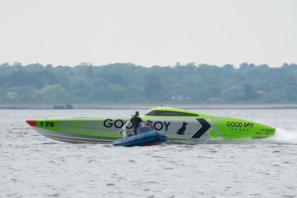 Good Boy Vodka broke the Round the Island speed record on Saturday, May 18 <i>(Image: Sienna Anderson)</i>