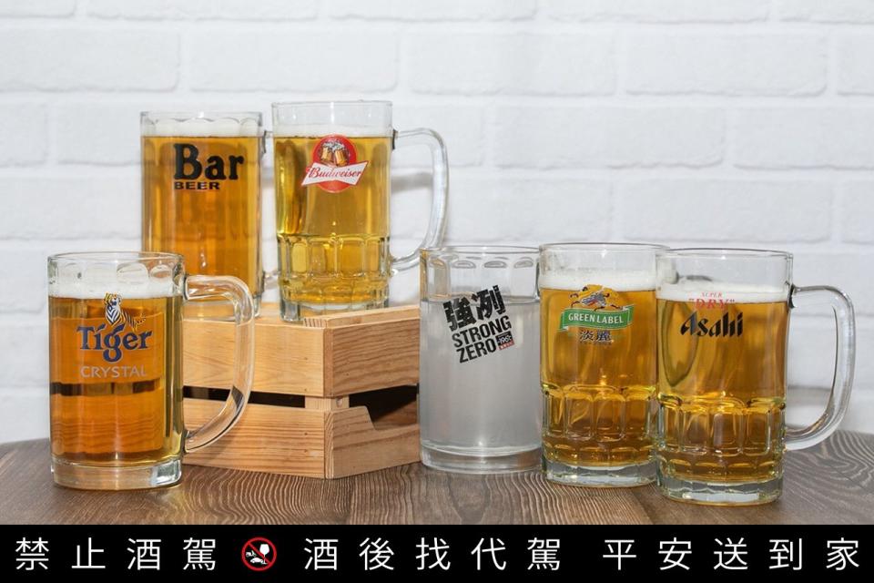 加價49元能獲得精美的啤酒專用杯，共有六種款式。