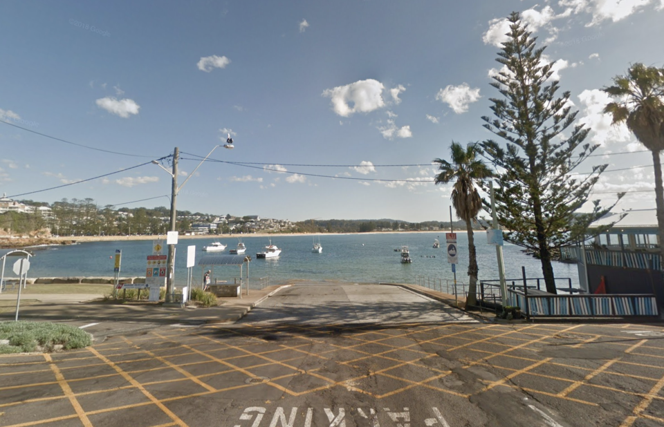 Pictured is the boat ramp at Terrigal where Devorah Howard was found. 