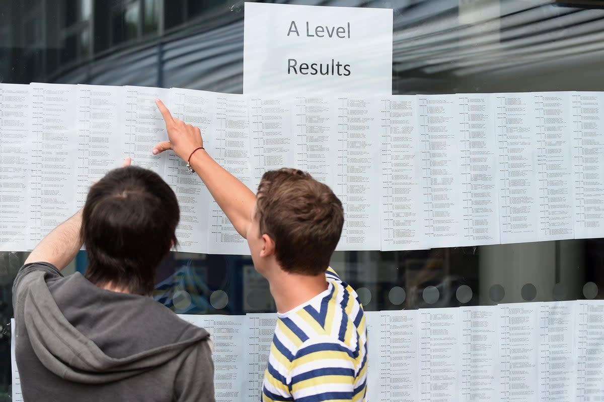 A-level students are due to get their results on 17 August   (PA)