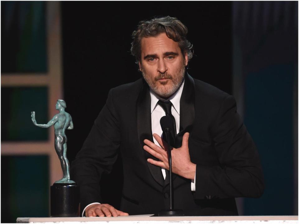 Joaquin Phoenix SAG speech