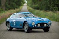 <p><strong>Sold by RM Sotheby’s for $13,200,000, August 2015</strong></p><p>Raced and owned by the legendary Marquis Alfonso de Portago, #557GT was the fifth of seven Scaglietti-bodied first-series competition berlinettas. With Pebble Beach and Cavallino Classic wins under its belt, it’s a major piece of Ferrari history.</p>