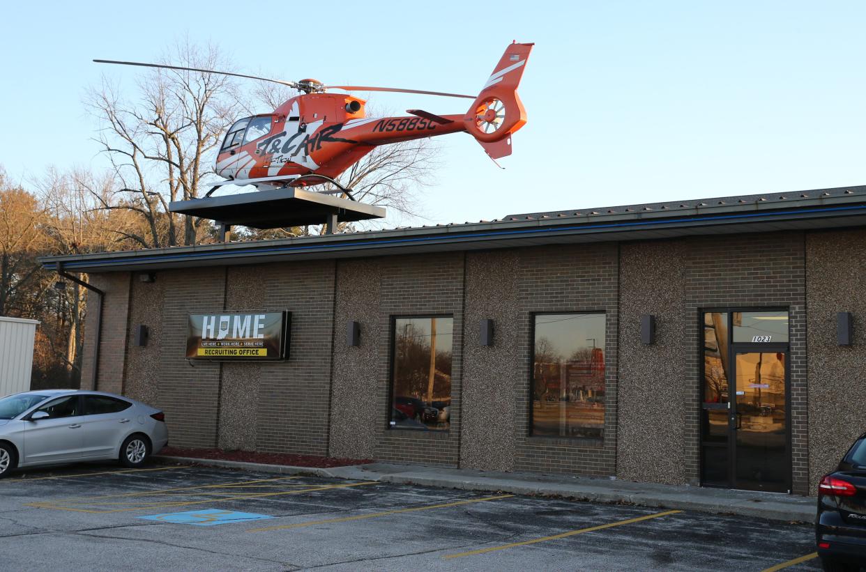 The Army Reserve Recruiting Center is on Edison Road near Hickory Road in Mishawaka, as seen Thursday, Dec. 7, 2023.