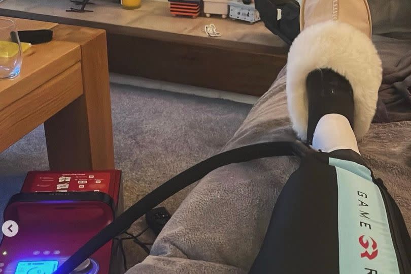 Karin underwent knee surgery earlier this month