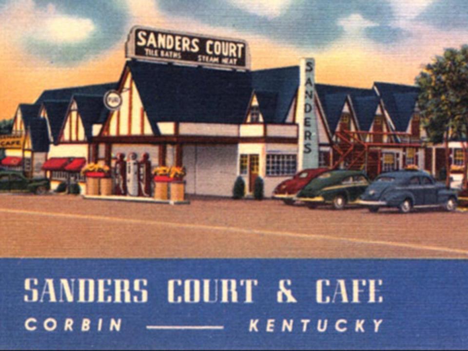 The birthplace of KFC originally included a motel (KFC)