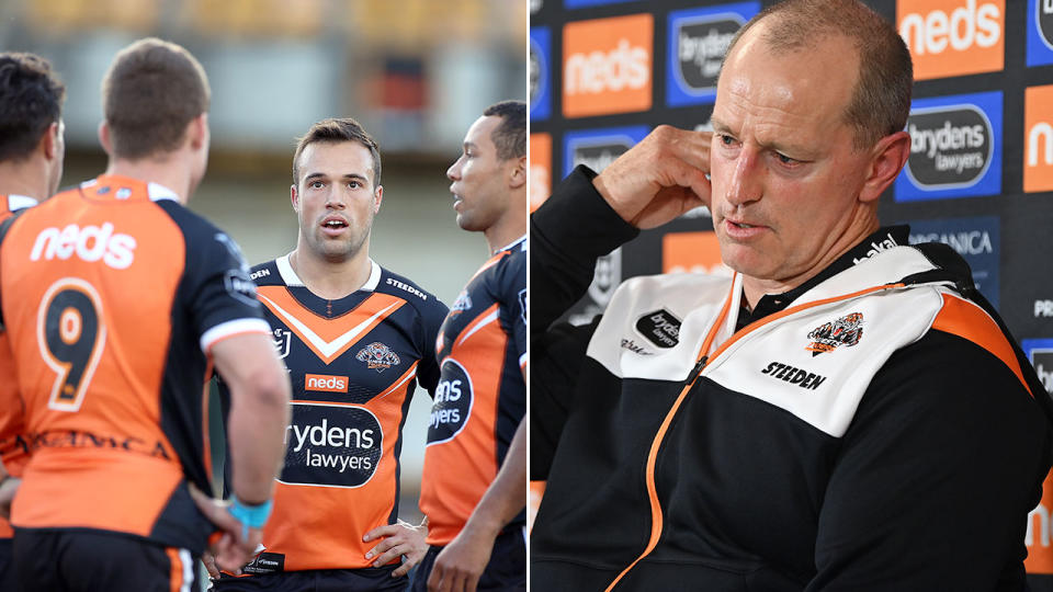 The new documentary shows a side to Tigers coach Michael Maguire that many league may find surprising. Pic: Getty