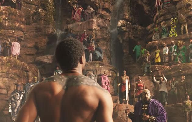 The trailer has impressed fans with its vibrant depiction of African culture. Source: Marvel Studios