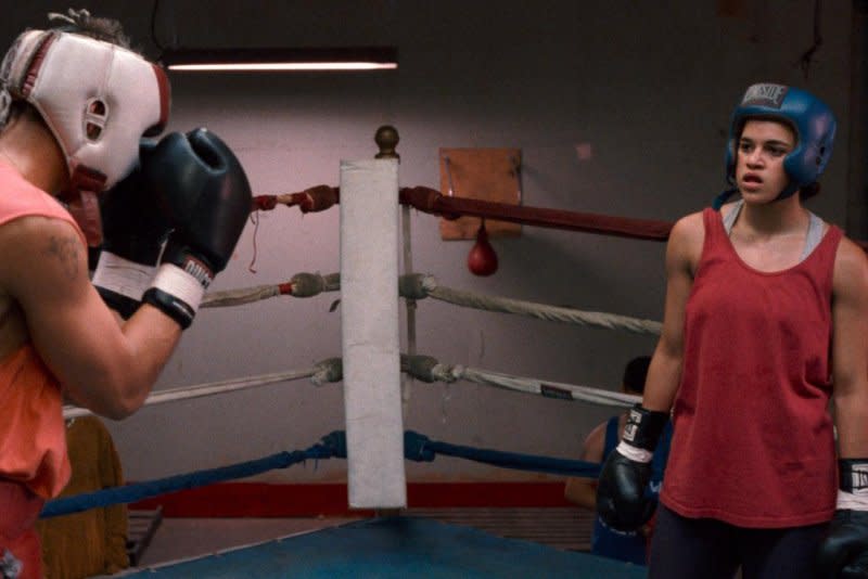 Diana (Michelle Rodriguez, R) gets in the ring. Photo courtesy of the Criterion Collection