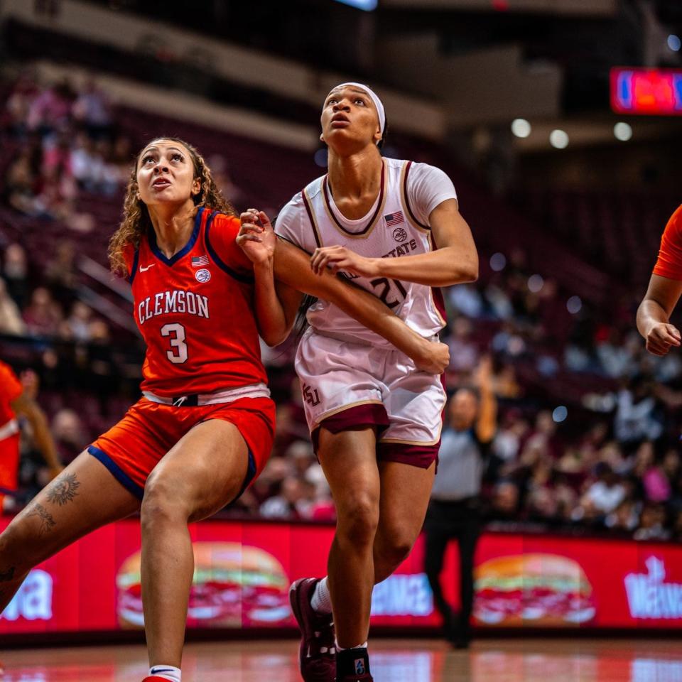 Florida State Seminole women's basketball faced Clemson on March 3, 2024, at the Donald L. Tucker Civic Center.