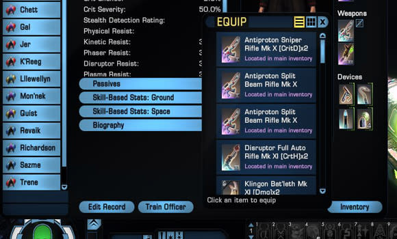 STO quick swap ground weapons