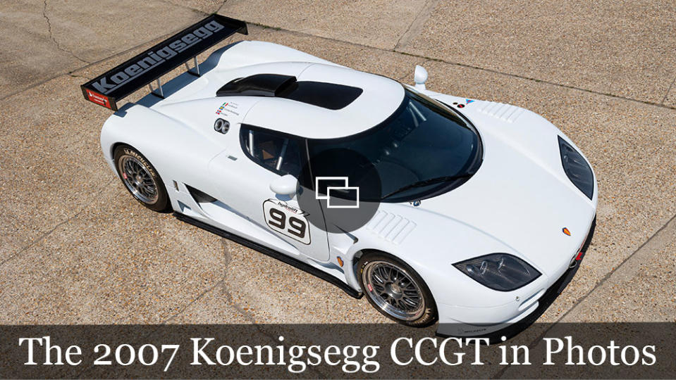 The 2007 Koenigsegg CCGT in Photos