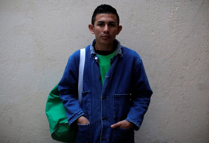 Erwin Ardon, the first Honduran migrant sent back home under new restrictions pushed by U.S. President Donald Trump, poses for a photograph, in Guatemala City