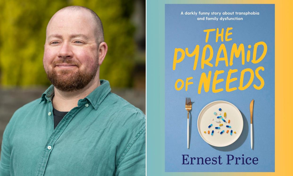 <span>‘A book with a great deal of heart’ … Ernest Price and his book The Pyramid of Needs.</span><span>Photograph: TJ Garvie/Affirm Press</span>