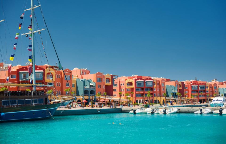 Hurghada’s marina project was completed in the early 2000s (Getty Images)