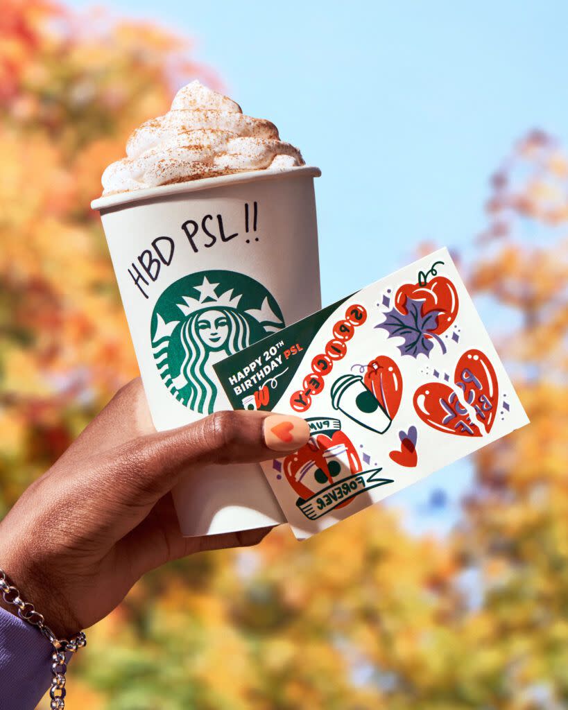 Starbucks Is Giving Out Free Temporary Tattoos In Honor of the Pumpkin Spice Latte’s 20th Birthday