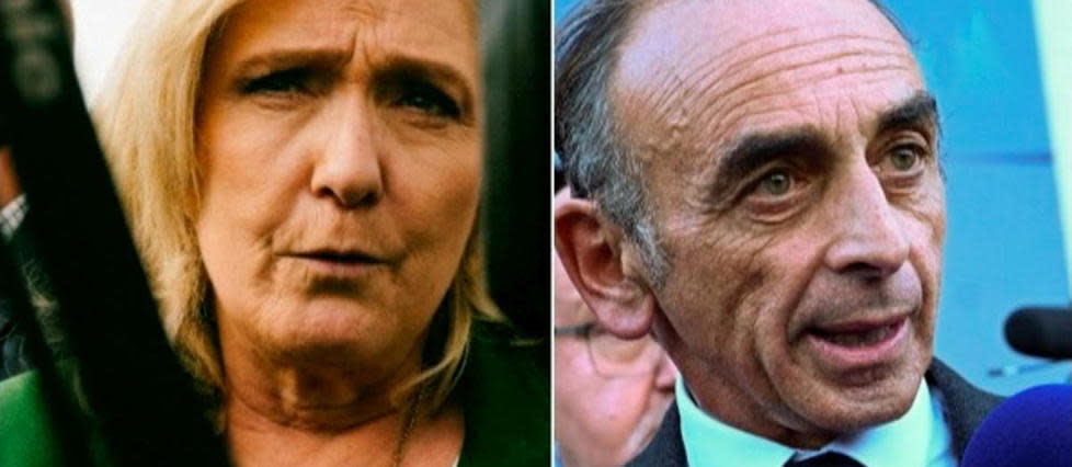 Dans la course à l'Élysée, Marine Le Pen devance de trois points son rival Éric Zemmour, d'après un nouveau sondage.
